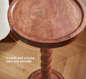 Mesa de Café Mini Luxuosa, Mesa Lateral para Copos, Mesa de Cabeceira, Rack de Armazenamento Portátil, Suporte para Velas, Decorativa e Feita à Mão - Product Image 6