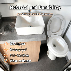 ห้องน้ำฝักบัวสแตนเลส8ชั้นแบบพกพาสำหรับใช้ในสวนห้องอาบน้ำแบบเคลื่อนที่ได้หรูหราตามสมัยนิยม - Product Image 2