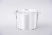 Casserole en aluminium de 24-41 cm avec couvercle, ustensile de cuisine en aluminium résistant à la chaleur, casserole en aluminium de haute qualité avec couvercle