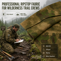 Tissu camouflage en nylon et coton 230 g/m², tissu ripstop camouflage, tissu ripstop, tissu d'extérieur pour vêtements de travail et uniformes de terrain