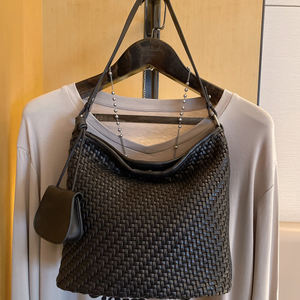 编织袋工厂批发大容量购物手提袋，带定制印花男女标志 - Product Image 3