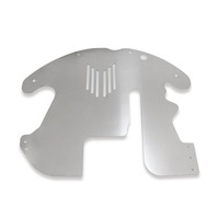 Accessoires de voiture de bouclier antivol en aluminium de bouclier de protection de convertisseur catalytique pour Toyota Prius 2010-2015