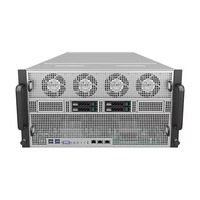 Fabrikasi Logam Produk Lembaran Logam 1U / 2U / 4U / 5U Chassis Pendingin Cair Chassis Komputasi Berkinerja Tinggi (HPC)