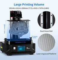 VENTE CHAUDE ANYCUBIC Photon Mono X 6KS Pas Cher Uv 6k Impression Rapide 9.1 ''Grand Écran Dentaire Coulée Résine 3d Imprimante Machine