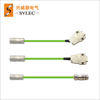 Cables de Codificador Servo Siemens V90 6FX3002, Contactos de Latón, Carcasa de Nailon, IP67, Automotriz, 2CT20, 2DB20, 2CT12, 2DB12, 2CT10, 2DB10