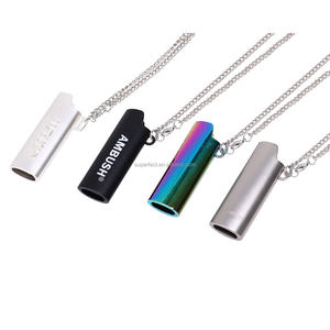 All'ingrosso custodia in metallo più leggero con catena lunga per accendini j3 porta accendisigari custodia con collana - Product Image 6