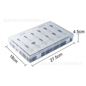 192Pcs Car <b>Clips</b> Universal <b>Bumper</b> Trim Panel Kit Plastic Fasteners For Repair And Replacement - Product Image 3