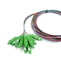 In Stock Original 2m Length G657A1 12 Cores Singlemode 9/125 Fiber Optical Jumper SC APC Fiber Optic Patch Cord Pigtail Cables