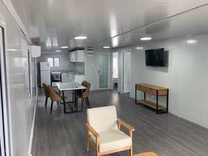 Maison cabine Apple préfabriquée de <span class=keywords><strong>luxe</strong></span> bon marché facile à construire maison conteneur isolée portable préfabriquée 20 pieds 40 pieds bureau - Product Image 6