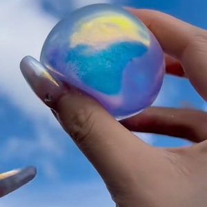 Balle sensorielle colorée Mochi à presser 6 cm, jouet anti-stress portable en maltose, cadeau pour enfants et adultes, pour les journées chargées, stimulant l'humeur - Product Image 3