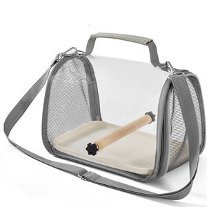 Fabricante, venta al por mayor, bolsa portátil <span class=keywords><strong>para</strong></span> pájaros, jaula de viaje de plástico plegable, soporte con cremallera, <span class=keywords><strong>mochila</strong></span> sólida transpirable <span class=keywords><strong>para</strong></span> loros - Product Image 6