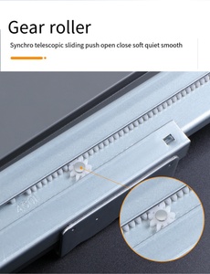 Flawless Construction Modern Style 3 Fold Soft-Closing Drawer <b>System</b> Simple Design Plastic Cabinet for Kitchen Bathroom Dining - Product Image 6