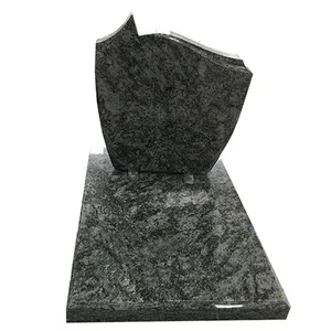 Green Marble Grave Monument Baby Headstone Small Size French Style Tombstone