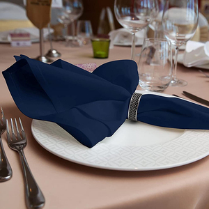 Serviettes en polyester carrées personnalisées en gros, 16 * 16 pouces, adaptées aux mariages, aux fêtes, aux restaurants et à la décoration alimentaire - Product Image 2