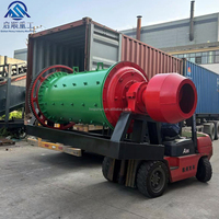 Équipement minier chinois à petite échelle, 1 tonne par heure, 4450*1850*1500, 18,5 KW, broyeur à billes continu à eau avec roulement à billes en acier