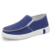 Chaussures en toile pour hommes, baskets plates décontractées respirantes, chaussures de marche polyvalentes pour tous les jours