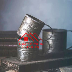 Tasse en cuivre Tasse en cuivre imprimée avec logo personnalisé pour la maison Hôtels et restaurants Dessert de ferme écologique Look vintage - Product Image 3