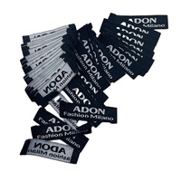 Étiquette Tissée de Col Avec Logo, Étiquette Tissée Personnalisée pour Vêtements, Étiquette Tissée à Personnaliser en Stock