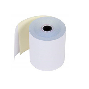 Perfection Rouleaux autocopiants à deux plis, 75*75MM, blanc/canari, 50 rouleaux par carton - Product Image 3