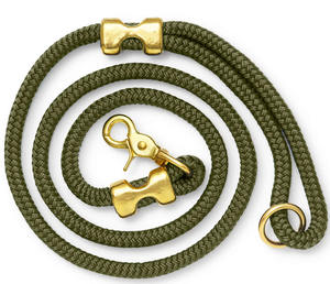 جودة عالية قابل للتعديل الكلب طوق مجموعة المشي ختم مادة البوليستر النحاس ميزة الحيوانات الأليفة الملحقات - Product Image 6