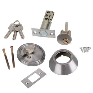Cerradura de Seguridad para Puerta, Cilindro Antirrobo Impermeable de Cobre, Cerrojo Metálico con Recubrimiento en Polvo, Operado con Llave, para Puerta de Casa y Portón - Product Image 4