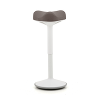 Triangle Anti-dérapant Base Blanche Penchée Selle Réglable Ergonomique Tabouret Debout