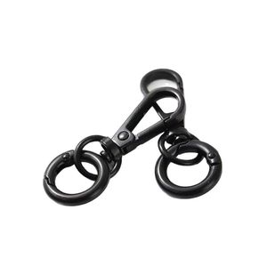 พวงกุญแจโลหะ โลหะผสมสังกะสี ทรงกลม เส้นผ่านศูนย์กลางภายใน 13 มม. อุปกรณ์เสริมกุญแจที่ทนทานต่อการสึกหรอ - Product Image 4