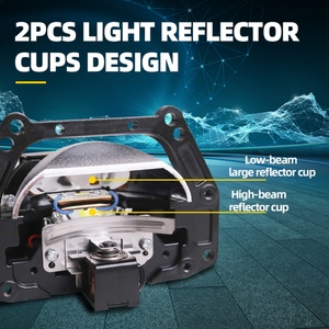 Lente LED LK8 Súper Brillante de 3.0 Pulgadas, 65W, 12V, Lente de Proyector LED, Faro Delantero LED, Faro Delantero de Proyección Biled para Accesorios de Automóviles - Product Image 3