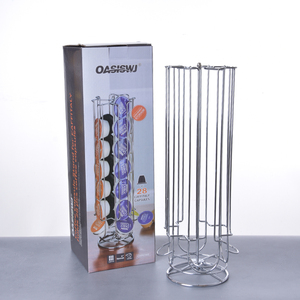 Soporte de cápsula de café giratorio de alambre de hierro YZ1373C, para paquete de 28 <span class=keywords><strong>Dolce</strong></span> <span class=keywords><strong>Gusto</strong></span> - Product Image 6