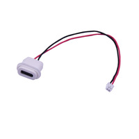 USB Typ C 3.0 SMT-Anschluss mit Kartenschnalle, Weiblicher 3A Hochstrom-Schnellladeanschluss, USB-C Ladebuchse