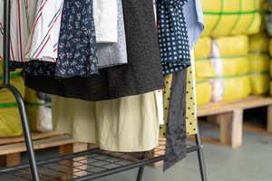 WS05 Abito Usato da <span class=keywords><strong>Donna</strong></span> Estivo in Poliestere/Cotone, Colori Misti, Alta Qualità, Seconda Mano, Stile <span class=keywords><strong>Classico</strong></span> e Durevole - Product Image 5