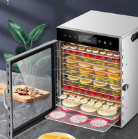 Slimme huishoudelijke droogmachine voor vlees, bananen, tomaten, mango's en fruit.  Voedseldroger voor thuisgebruik.