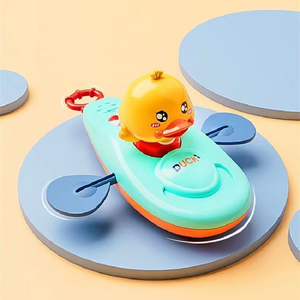 Juguete de baño y playa de animales de dibujos animados Zhiqu, pez de cuerda de plástico con mecanismo de reloj para bebés y niños, hecho en Guangdong - Product Image 5