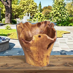 Ice container thực phẩm lưu trữ thùng lớn Decora Bình gỗ rượu + thực phẩm + Lon gỗ Xô đá - Product Image 1