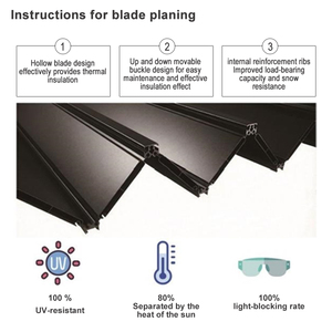 Pergola motorisée en aluminium bioclimatique <span class=keywords><strong>avec</strong></span> éclairage <span class=keywords><strong>LED</strong></span>, toit à lames orientables, portes coulissantes, pergola de patio - Product Image 2