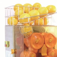 120W Commerciële Fruit- en Groentepers Automatische Aanvoer Sinaasappelpers Citroenpers Efficiënte Sapcentrifuge