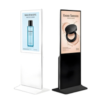 Reproductor de Publicidad LCD con Soporte de Piso de 32 43 49 50 55 65 Pulgadas, Máquina de Anuncios para Tiendas Minoristas/Publicidad Comercial