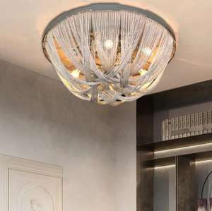 New Arrival OEM Crystal Ceiling Light <b>Lampshade</b> Wall <b>Lamp</b> Cage Guard Creative Shape K9 clear Crystal Rock Ceiling <b>Lamp</b> - Product Image 1