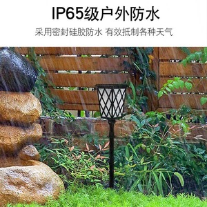 Lampe solaire LED de jardin, panneau solaire Poly-Si, montage mural, résistant à l'eau, décoration extérieure - Product Image 3