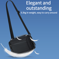 POSO Nouvelle Trousse de Voyage Personnalisée pour Accessoires Électroniques, Organisateur de Câbles Numériques, Étui de Rangement pour Câbles USB