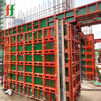 Système de coffrage modulaire léger en PVC, aluminium et plastique pour la construction de murs et de colonnes