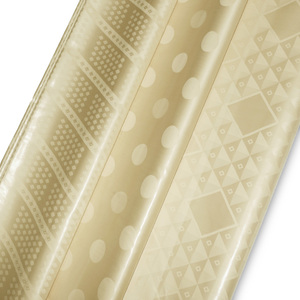 ผ้าฝ้าย Bazin Riche Austria แท้100%,ผ้ากินีปัก Shadda <span class=keywords><strong>Jacquard</strong></span> ให้ส่องแสง - Product Image 5