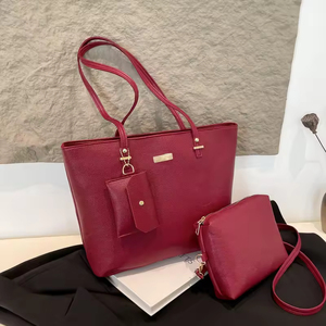 Conjunto de Bolsos de Mano de PU de Gran Capacidad para Mujer, con Cierre de Cremallera, Bolsos de Moda para Invierno, Primavera, Verano y Todas las Temporadas, Novedad 2026 - Product Image 2
