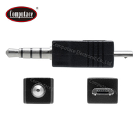 Adaptador Micro USB Macho a Conector DC de 3.5mm, 2A, 5V, Cuerpo de PVC, Revestimiento de Latón Niquelado, Rectangular, Gran Venta