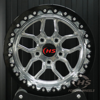 Jantes de dragster forgées sur mesure avec système Beadlock, 15, 17, 18, 20 pouces, 5x114.3, 5x112, jantes de voiture à rebord profond pour Nissan GTR R35, BMW M340i, Ford
