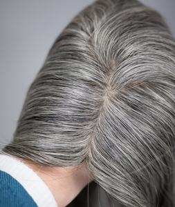 ฐานปิดฐานไหมดิบสีพริกไทยเกลือแบบยุโรปผมลอนแบบไม่สามารถมองเห็นได้ - Product Image 2