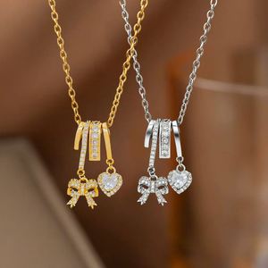 Collar Stainless Steel <b>Emerald</b> Cut Zircon Crystal Charm <b>Pendant</b> Necklace Women Girls Anniversary Trendy Chain - Product Image 1