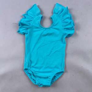 Vêtements pour enfants à volants, justaucorps en coton multicolores pour enfants, justaucorps une pièce pour bébé - Product Image 2