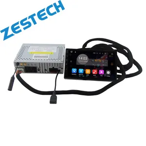 ZESTECH Pemutar Dvd Mobil Android 10, Multimedia Video Stereo Mobil untuk Mesin Pemotong Bus Sistem Radio Mobil Tv Dvd Layar Sentuh