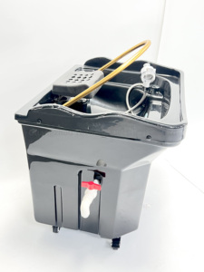 Lavabo Portatile per Spa Capelli Professionale da Barbiere, Stile Mobile Senza Impianto Idraulico con Serbatoio d'Acqua Interno - Product Image 4